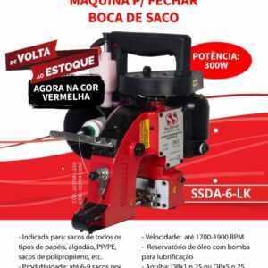 Máquina Costura Boca de Saco SSDA-6-LK - Sun Special